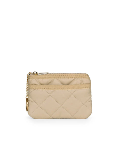 Haute Shore-Max Buff | Quilted Card Case Wallet-Pink Dot Styles