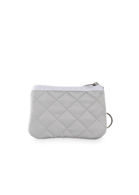Max Cloud | Quilted Card Case Wallet-Accessories > Wallets-Pink Dot Styles