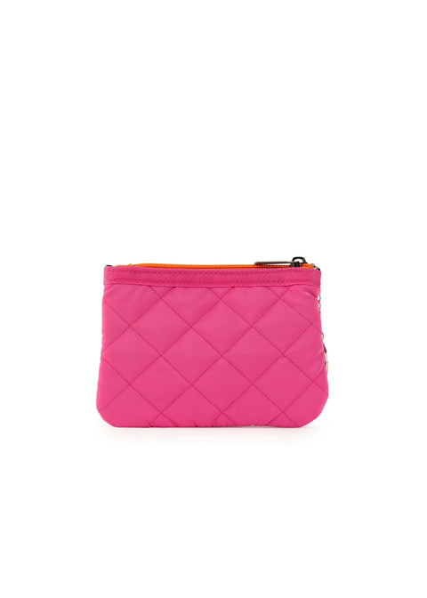 Max Extra | Quilted Card Case Wallet-Accessories > Wallets-Pink Dot Styles