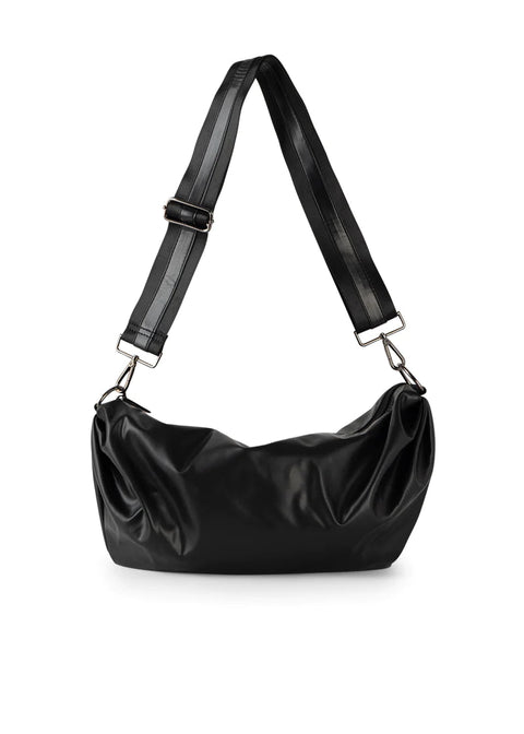 Haute Shore-Ollie Solor-P | Pebbled Vegan Leather Slouch Bag-Pink Dot Styles