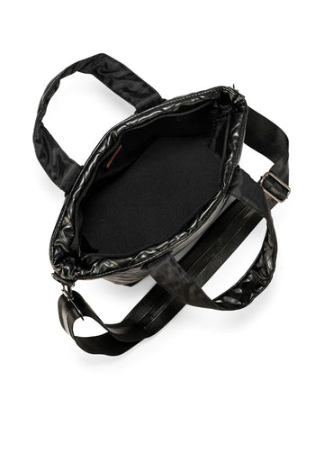 ★TOUT Y EST★ Vegan Classic Mini Tote Bag Black WATO-02BK Haute Shore Black Vegan Leather Quilted Mini Tote