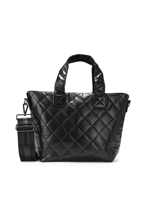 Ryan Solo | Quilted Vegan Leather Mini Tote-Accessories > Handbags > Totes-Pink Dot Styles