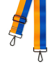 Haute Shore-Straps - Spirit | Orange-Blue 2" Crossbody Strap (gunmetal hardware)-Pink Dot Styles