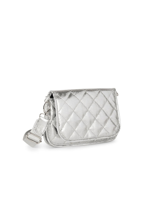 Haute Shore-The Rae Shine | Quilted Mini Clutch-Pink Dot Styles