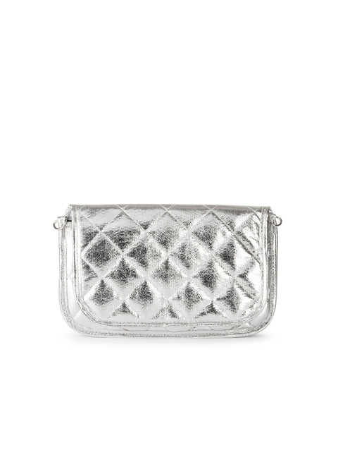 Haute Shore-The Rae Shine | Quilted Mini Clutch-Pink Dot Styles