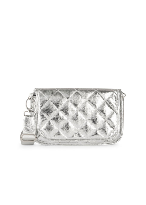 Haute Shore-The Rae Shine | Quilted Mini Clutch-Pink Dot Styles