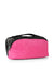 Tripp Rave Reflective Quilted Cosmetic Train Case-Accessories > Handbags > Pouches-Pink Dot Styles