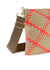 Val Belize | Woven Crossbody & Foldover Clutch-Accessories > Handbags > Crossbody-Pink Dot Styles