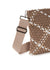 Val Latte | Woven Crossbody & Foldover Clutch-Accessories > Handbags > Crossbody-Pink Dot Styles