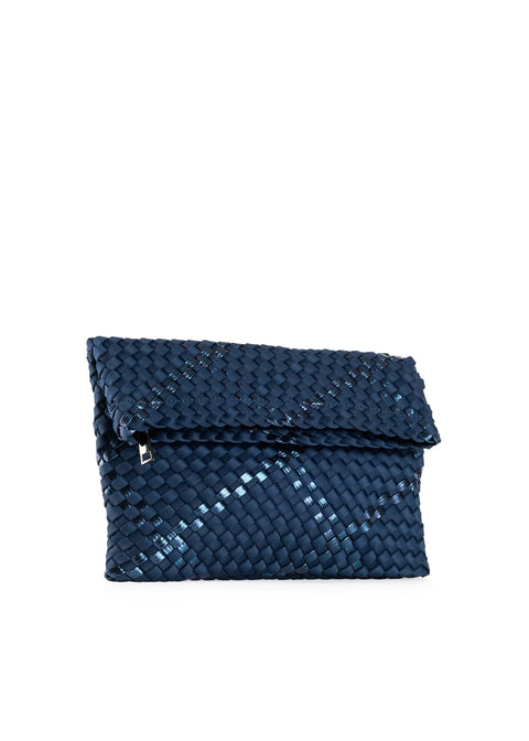 Haute Shore-Val Pacific | Woven Crossbody & Foldover Clutch-Pink Dot Styles