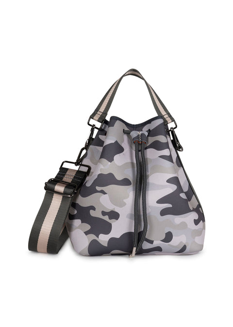 Haute Shore-Zoe Safari | Neoprene Bucket Bag-Pink Dot Styles
