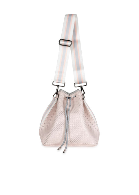 Haute Shore-Zoe Shell | Neoprene Bucket Bag-Pink Dot Styles