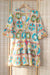 ModaPosa-Desideria Drawstring Dress in Ceramic Plates-Pink Dot Styles