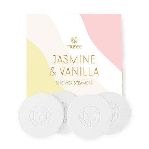 Musee Bath-Jasmine and Vanilla Shower Steamers-Pink Dot Styles