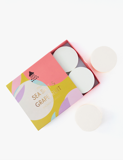 Musee Bath-Sea Salt and Grapefruit Shower Steamers-Pink Dot Styles