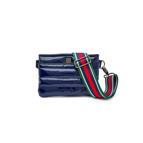 Bum Bag | Navy Patent Crossbody / Belt Bag
