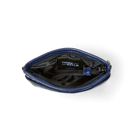 Bum Bag | Navy Patent Crossbody / Belt Bag
