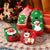 4-pairs Baby / Toddler Christmas Thermal Crew Socks: 12-24M-Pink Dot Styles