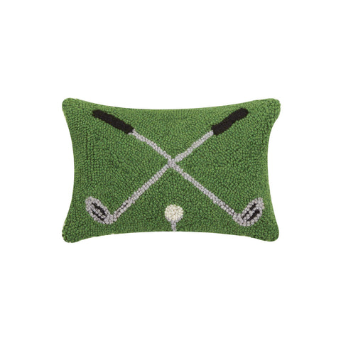 Peking Handicraft-Cross Golf Clubs Hook Pillow-Pink Dot Styles