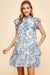 PINCH-Blue Paisley Dress-Pink Dot Styles