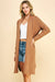 Camel Open Knit Cardigan-Apparel > Womens > Tops > Sweaters-Pink Dot Styles