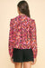 Colorful Pintuck Blouse-Apparel > Womens > Tops > Shirts-Pink Dot Styles