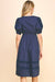 Navy Lace Midi Dress-Apparel > Womens > Dresses & Jumpsuits-Pink Dot Styles