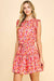 Red Floral Dress-Apparel > Womens > Dresses & Jumpsuits-Pink Dot Styles