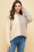 Split Colorblock Sweater-Apparel > Womens > Tops > Sweaters-Pink Dot Styles
