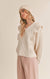 Janie Ruffle Sweater-Apparel > Womens > Tops > Sweaters-Pink Dot Styles