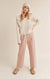 Janie Ruffle Sweater-Apparel > Womens > Tops > Sweaters-Pink Dot Styles