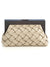 Ivory Charlotte Frame Clutch-Accessories > Handbags > Clutches-Pink Dot Styles