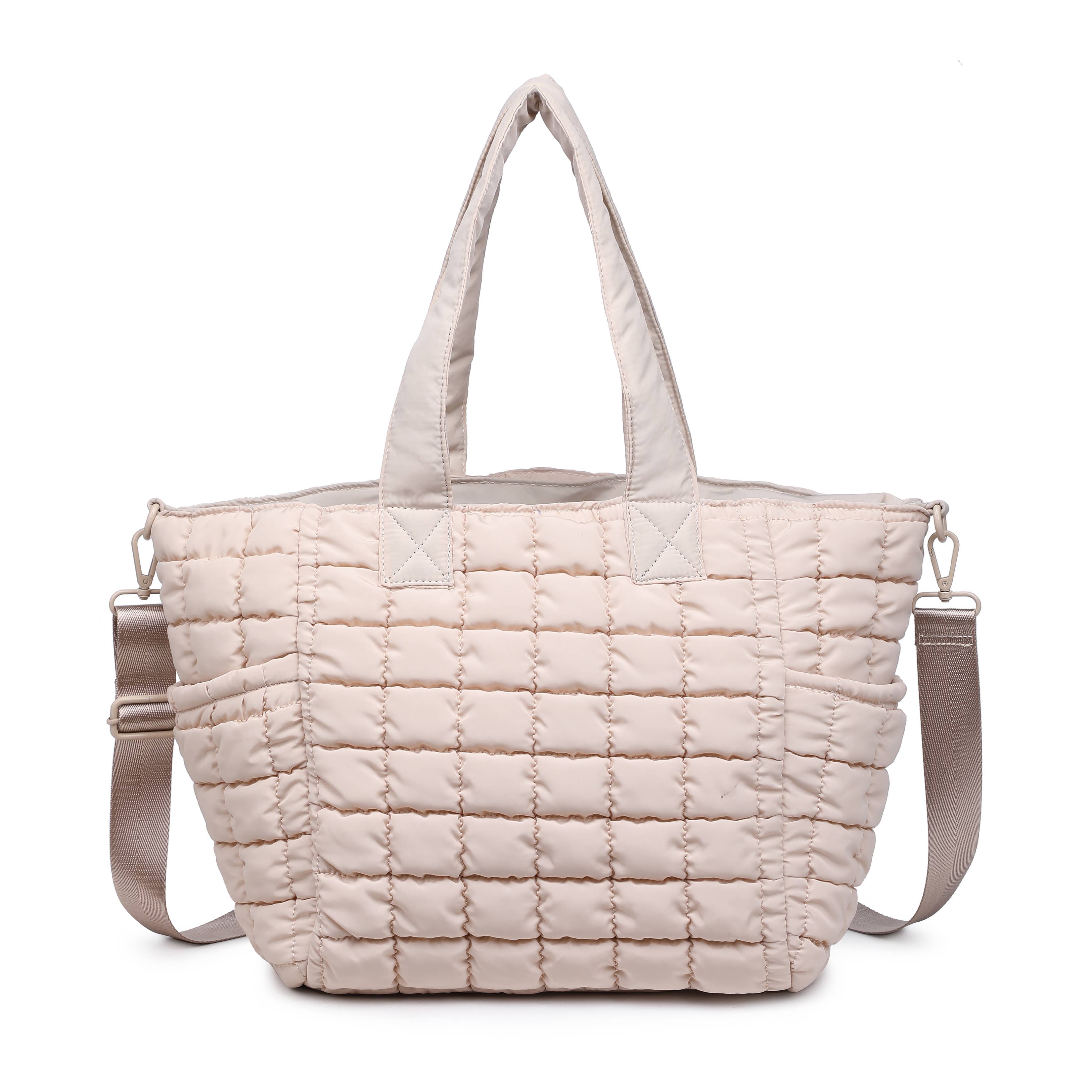 ★TOUT Y EST★ Quilted Tote Bag Cream 5006437669 TOUT Y EST EN