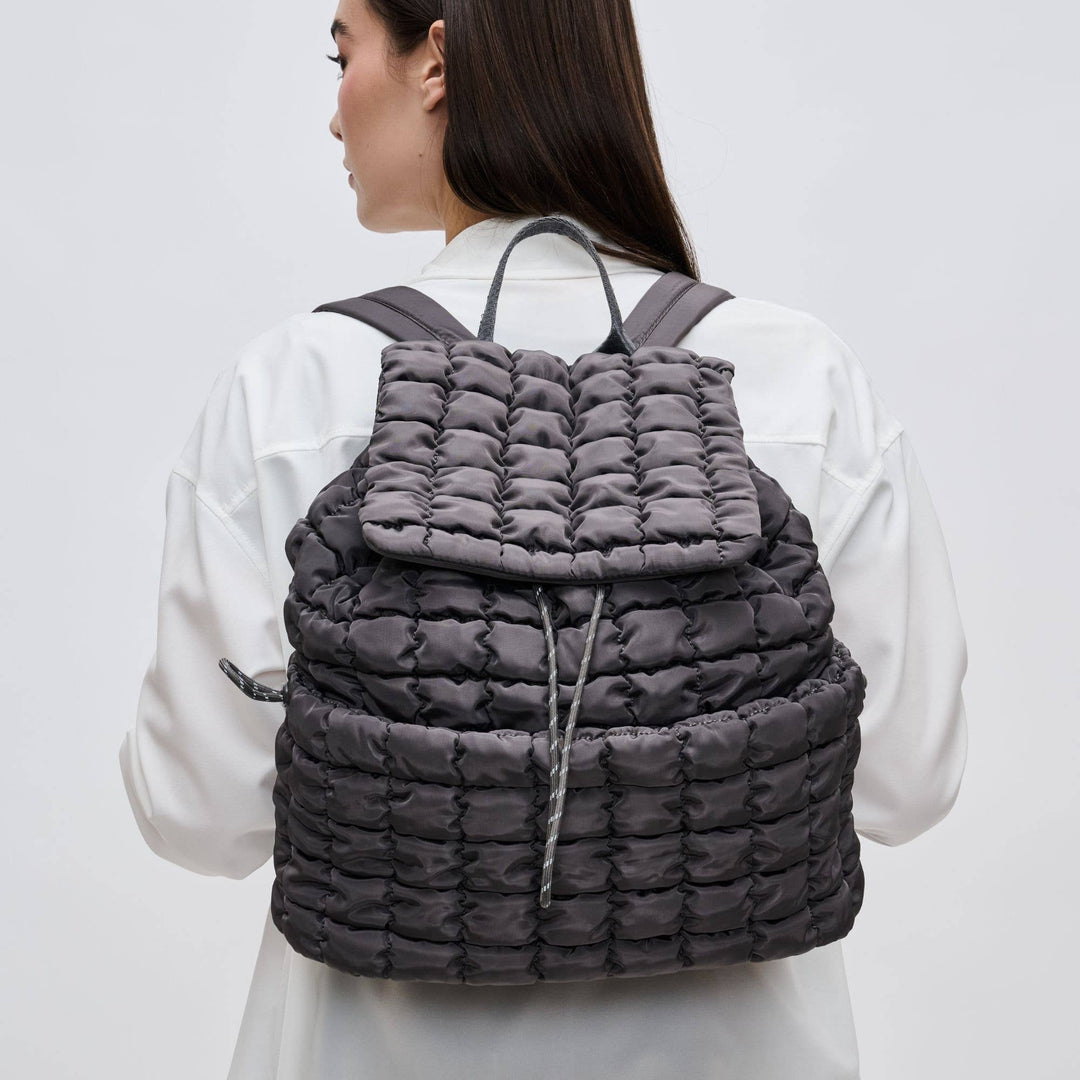 Nylon Quilted Backpack Quilted Nylon Backpack | Talbots main image 4