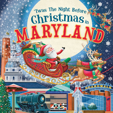 Sourcebooks-'Twas the Night Before Christmas in Maryland-Pink Dot Styles