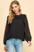 TCEC-CT8706-Long Sleeve Blouse: L / Black-Pink Dot Styles