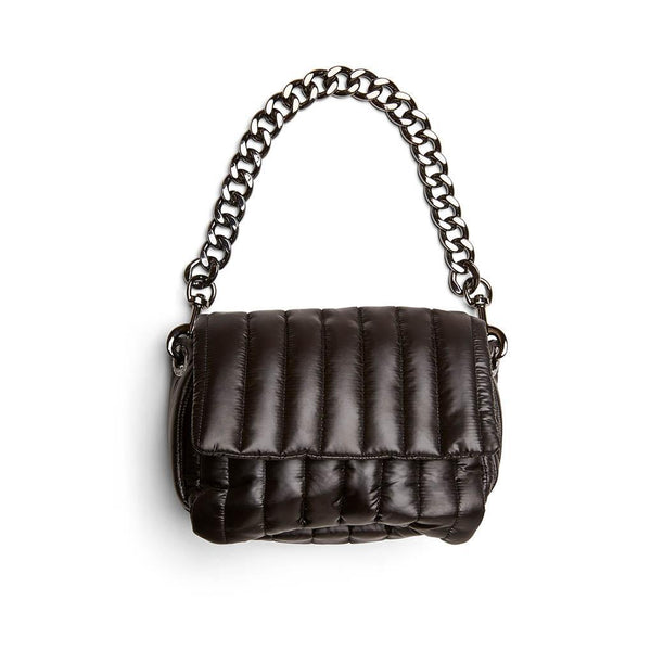THINK ROYLN Quilted Convertible Crossbody Bag In Black
