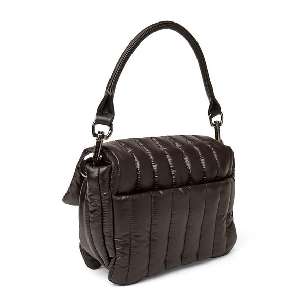 AVENUE CAMERA/M, Black Quilted Nappa Leather Camera Bag