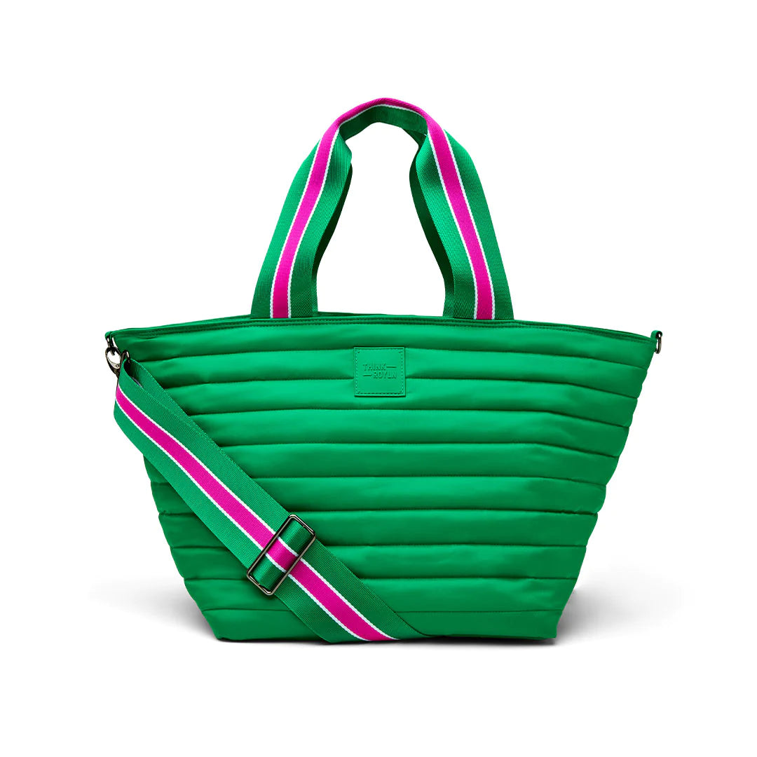 Beach Bum Maxi Kelly Green Insulated Cooler Tote Bag
