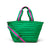 Beach Bum Maxi | Kelly Green Insulated Cooler Tote Bag-Accessories > Handbags > Cooler Bag-Pink Dot Styles