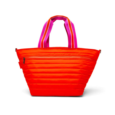 Beach Bum Maxi | Tangerine Insulated Cooler Tote Bag-Accessories > Handbags > Cooler Bag-Pink Dot Styles