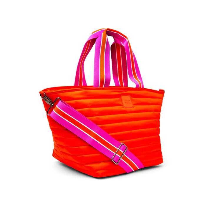 Think Royln-Beach Bum Maxi | Tangerine Insulated Cooler Tote Bag-Pink Dot Styles