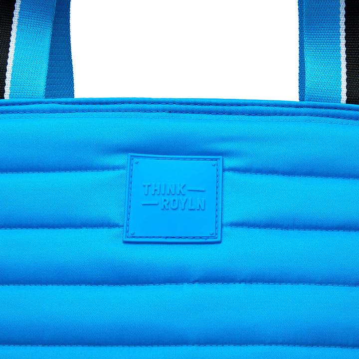 Think Royln-Beach Bum Maxi | Turquoise Insulated Cooler Tote Bag-Pink Dot Styles