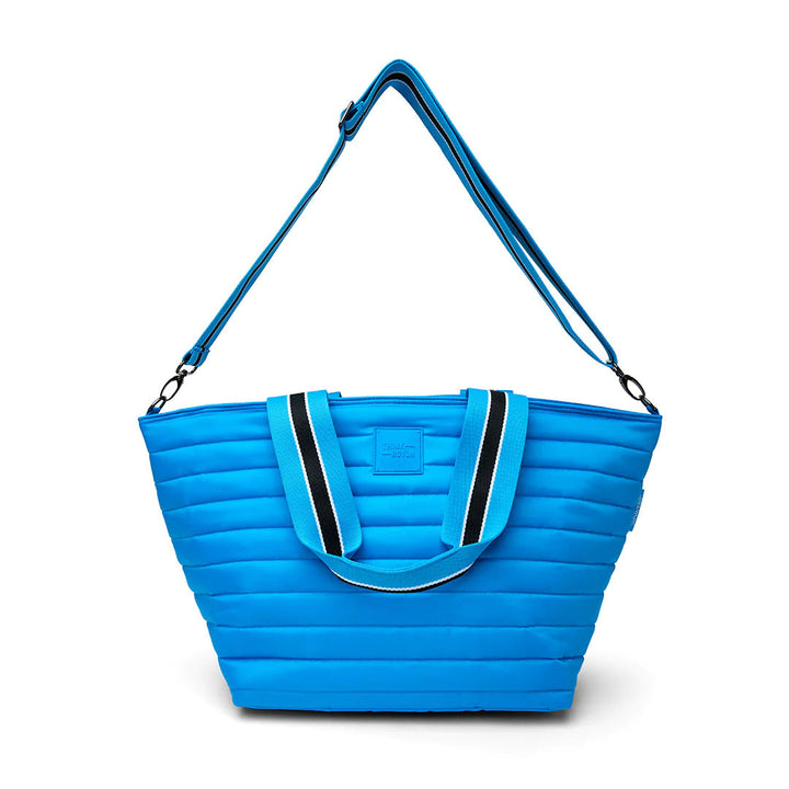 Think Royln-Beach Bum Maxi | Turquoise Insulated Cooler Tote Bag-Pink Dot Styles