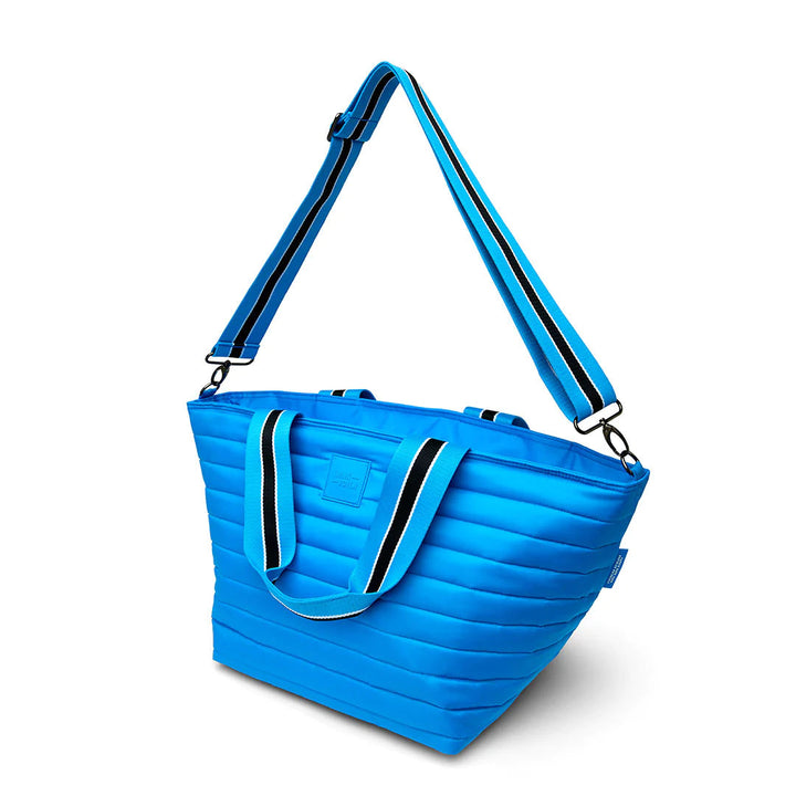 Think Royln-Beach Bum Maxi | Turquoise Insulated Cooler Tote Bag-Pink Dot Styles