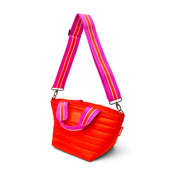 Think Royln | Beach Bum Cooler Bag Mini in Tangerine by Think Royln | Bags Exclusive at The Shoe Hive