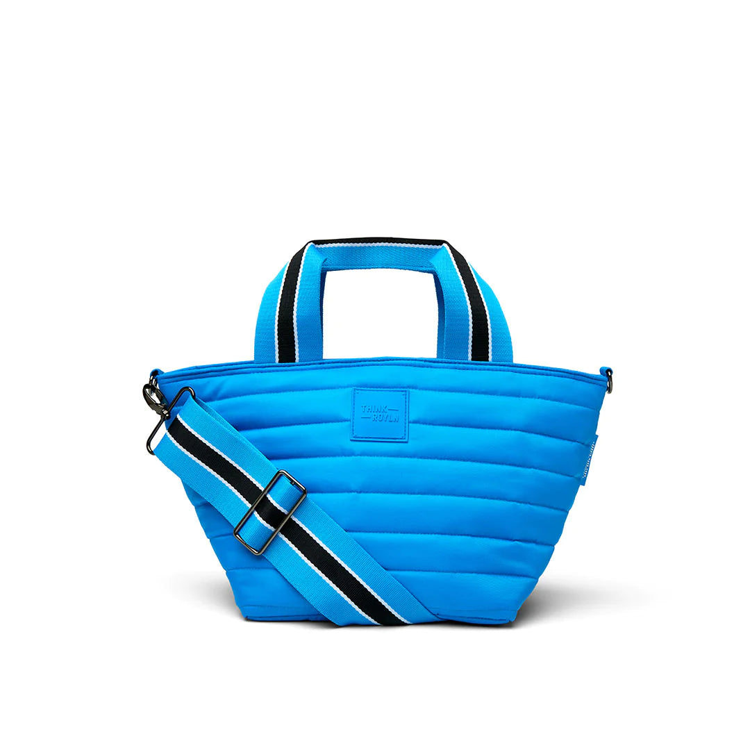 Think Royln - Small Insulated Blue Cooler Tote Bag Carrier Waterproof ...