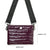 Bum Bag 2.0 | Aubergine Patent Medium Crossbody / Belt Bag-Accessories > Handbags > Compact Crossbody-Pink Dot Styles