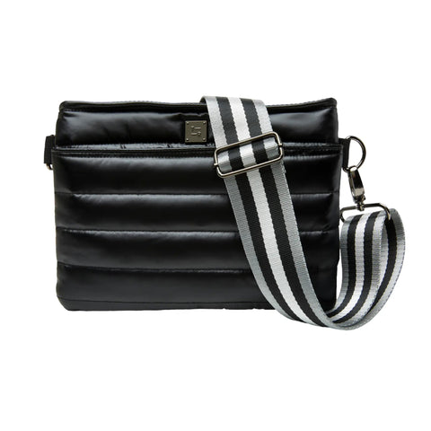 Bum Bag 2.0 | Pearl Black '23 Medium Crossbody / Belt Bag-Accessories > Handbags > Compact Crossbody-Pink Dot Styles