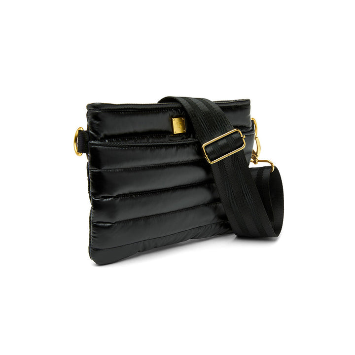 Think Royln-Bum Bag 2.0 | Pearl Black Gold Medium Crossbody / Belt Bag-Pink Dot Styles